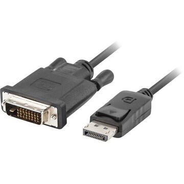 Lanberg CA-DPDV-10CU-0010-BK video cable adapter 1 m DisplayPort DVI-D Black