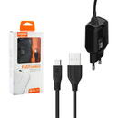 SOMOSTEL MAIN CHARGER 3A + CABLE TYPE-C 18W BLACK USB-C SOMOSTEL 3000mAh USB SMS-Q02 FAST CHARGING