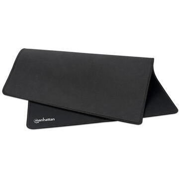 Mousepad Manhattan XL Gaming Mousepad Smooth Top Surface Mat (Clearance Pricing), Large nylon fabric surface area to improve tracking for better mouse performance (400x320x3mm), Non Slip Rubber Base, Waterproof, Stitched Edges, Black, Lifetime Warranty, Retai