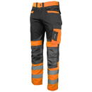 LAHTI.PRO PANTALON REFLECTORIZANT SLIM-FIT / PORTOCALIU - M