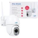 PNI Camera supraveghere video wireless PNI IP240 WiFi PTZ, 1080p, zoom digital, slot micro SD, stand-alone, alarma detectie miscare