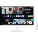 Samsung Smart Monitor M5B 27'', LED, WLAN, FullHD, Alb