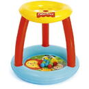 BESTWAY Fisher Price, tip piscina, cu 15 bile colorate, 89x84 cm