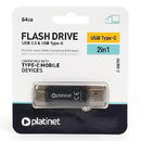 FLASH DRIVE USB 3.0 TYPE C 64GB C-DEPO PLATIN