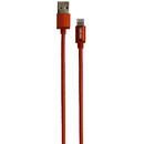 Grixx Cablu date GRIXX - 8-pin to USB Apple MFI License, impletit, lungime 1m - rosu