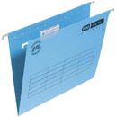 Dosar suspendabil cu eticheta, bagheta metalica, carton 330g/mp, ELBA Verticfile Ultimate - albastru