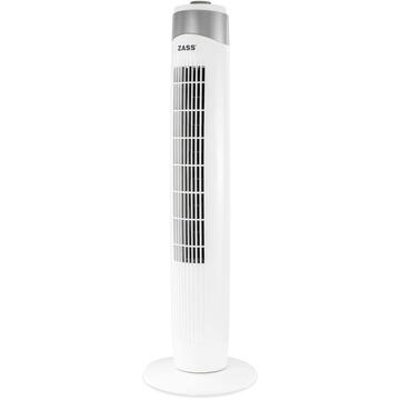Ventilator Ventilator turn Zass ZTF 01, 55W, 3 viteze, 90 cm, oscilare, Alb