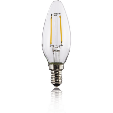 Xavax LED Filament, E14, 250lm replaces 25W, candle bulb, warm white