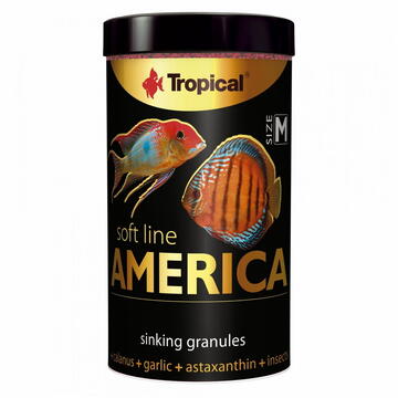 Hrana pesti TROPICAL SOFT LINE AMERICA SIZE M 250ML/150G