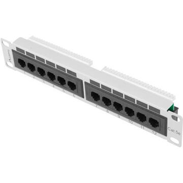 Lanberg PPU5-9012-S patch panel 1U