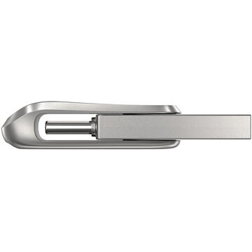 Memorie USB SanDisk Ultra Dual Drive Luxe USB flash drive 512 GB USB Type-A / USB Type-C 3.2 Gen 1 (3.1 Gen 1) Stainless steel