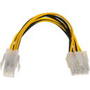 Akyga Akyga AK-CA-10 power cable Black/Yellow 0.15 m