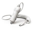 Car Charger, Micro-USB, 2.4 A, white