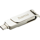 Hama "C-Rotate Pro" USB Stick, USB-C 3.1/3.0, 32GB, 70MB/s, silver