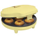 Bestron Bestron Donutmaker ,Aparat de preparat gogosi, 700 W, 1 program, Galben