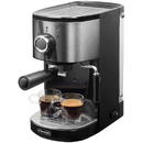 Bestron Bestron espresso machine AES800STE,1450 W,15 bari,2 cesti, Cafea macinata,1.2 litri, Argintiu / Negru