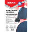 Office Products Coperta carton imitatie piele 250g/mp, A4, 100/top Office Products - bleumarin