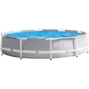 Intex Intex Prism Frame Premium Pool with Filter Pump, 305x76 cm, Age 6+, Grey