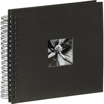 Hama “Fine Art" Spiral Album, 28 x 24 cm, 50 black pages, black