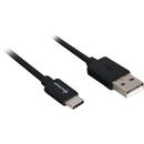 Sharkoon Sharkoon USB 2.0 A - USB C Adapter - black - 3m