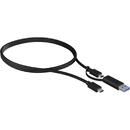 Icy Box ICY BOX USB-C cable IB-CB031 (black, 1 meter)