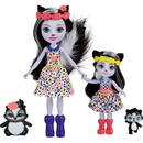 MATTEL Mattel Enchantimals Sage Skunk Doll and Little Sister