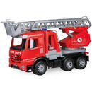 LENA WORXX Arocs ladder fire brigade, toy vehicle (red/silver)