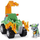 Spinmaster Spin Master Paw Patrol Dino Rescue Rocky's Base Vehicle, Toy Vehicle (Green/Orange, Includes Surprise Dino Figure)