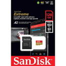 SanDisk MICROSDXC 128GB CL10  Extreme, 128GB, Clasa 10, R/W speed: up to 160MB/s/, 90MB/s, include adaptor SD