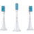 Set 3 capete rezerva "Sensitive", pentru periuta de dinti electrica Xiaomi Mi Home Sonic / Mi Smart Electric Toothbrush T500, Alb