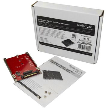 STARTECH Adaptor  U2M2E125, U.2 - M.2 NVMe