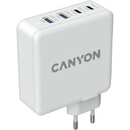 Canyon H-100, 2x USB, 2x USB-C, 3A, White