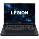 Lenovo Laptop Lenovo Gaming 17.3'' Legion 5 17ITH6H, FHD IPS 144Hz, Procesor Intel® Core™ i5-11400H (12M Cache, up to 4.50 GHz), 16GB DDR4, 1TB SSD, GeForce RTX 3060 6GB, No OS, Phantom Blue
