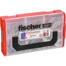 Fischer Fischer FIXtainer -DUOPOWER plus screw - dowel - light gray / red - 210 pieces