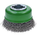 Bosch Bosch X-LOCK cup brush Clean for Inox 75mm, corrugated (O 75 mm, 0.3 mm wire)