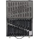 Gedore GEDORE twist drill set, roll-formed, 1-10mm (black, 170 pieces)
