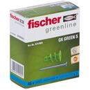 Fischer fischer plasterboard dowels GK GREEN S (green, 45 pieces, with screw)