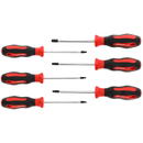 Gedore GEDORE Red 2K screwdriver set, 6 pieces (red/black)