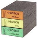 Bosch Bosch EXPERT S471 standard sanding block set, 3 pieces, sanding sponge (multicolored, 97 x 69 x 26mm)
