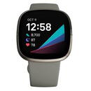 Fitbit Versa Sense Sage Grey Silver AMOLED GPS