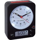 TFA TFA Analog radio alarm clock with Digital alarm setting COMBO (black/red)