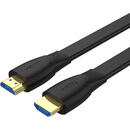 UNITEK UNITEK HDMI CABLE 2.0 4K60HZ,FLAT, 2M, C11063BK-2M