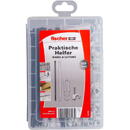Fischer fischer practical helpers, cable & wire, nail (155 pieces)