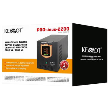 Kemot UPS CENTRALE SINUS PUR 2200VA 1600W 12V