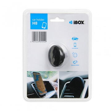 iBox H-8 Mobile phone/smartphone Black Passive holder