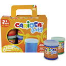 Carioca Tempera super lavabila, pentru pictura cu mana, 6 culori x 80ml/set, CARIOCA Baby Finger Paint 2+