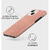 Husa Burga Husa Dual Layer Pink Croco iPhone 13