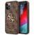 Husa Guess Husa PU 4G Metal Logo iPhone 12 / 12 Pro Maro