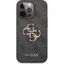 Guess Guess Husa PU 4G Metal Logo iPhone 13 Pro Gri
