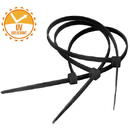 Generic FASETE REZISTENTE UV 2.5X200MM NEGRE SET 100B